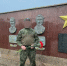 Сегодня встретились с бойцом СВО, приехавшим в отпуск. Возложили цветы к памятникам на "Аллее героев". - Бураевский район